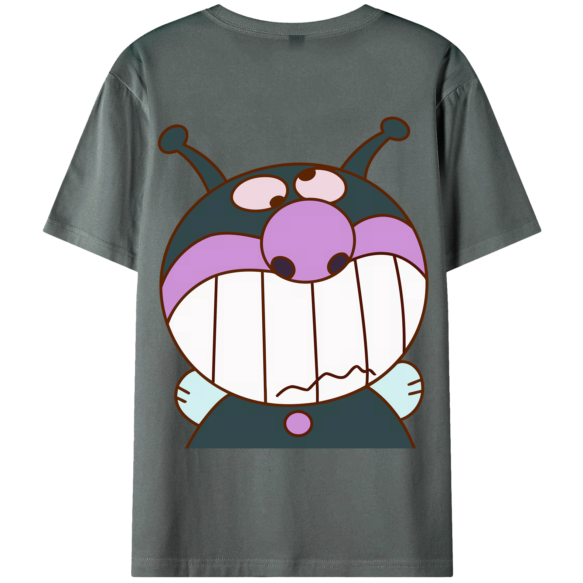 （画像用） アンパンマン Anpanman 綿100％ メンズ半袖Tシャツ（バックプリント） 通気性